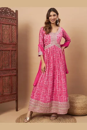 Chhabra 555 Embellished Gown Maxi Ethnic Dresses With Dupatta