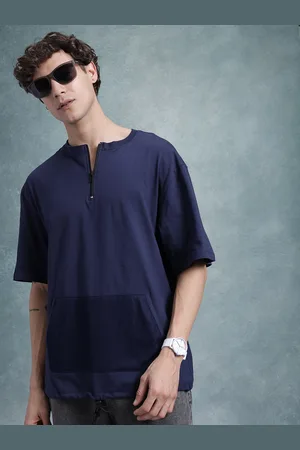 Roadster The Life Co. Men Pure Cotton Relaxed Fit T-shirt