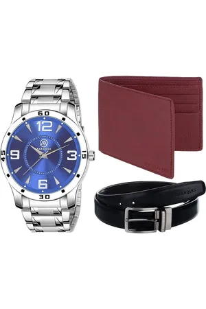 MARKQUES Men Solid Leather Accessory Gift Set