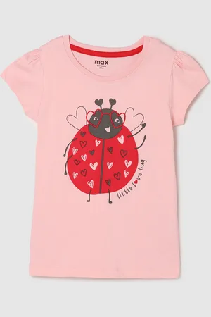 Max Collection Girls Pure Cotton T-shirt