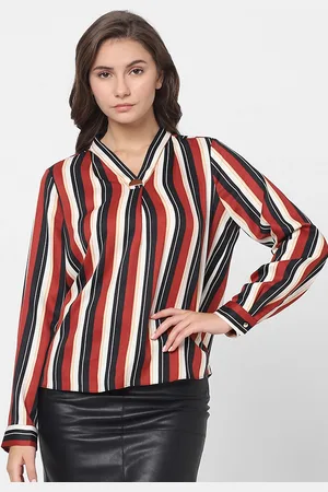 VERO MODA Striped Shirt Style Top