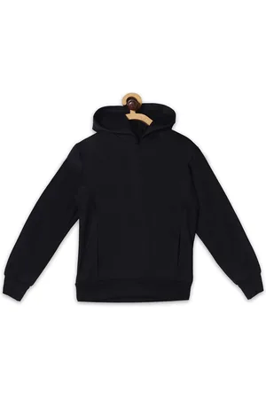 Fashionable Boys Hooded Fleece Pullover Sweatshirt
