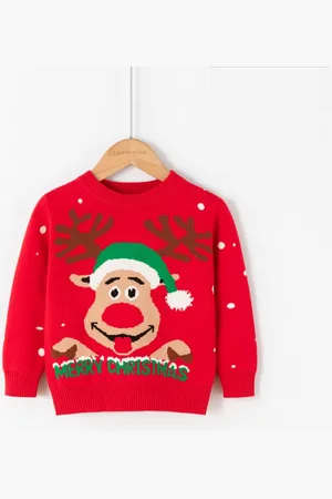 Stylecast Boys Red Printed Pullover