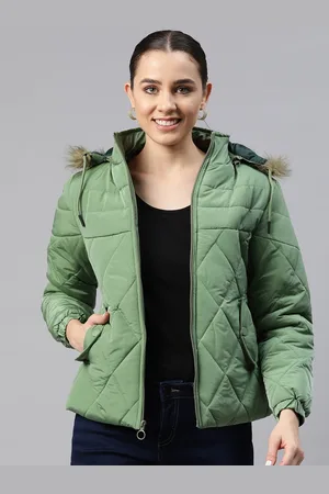 Fort Collins Faux Fur Trims Detailed Detachable Hood Padded Jacket