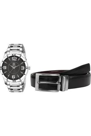 MARKQUES Men Watch and Belt Combo Gift Set
