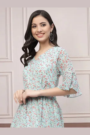 Moda Rapido Floral Print Applique Fit & Flare Dress