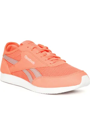 Reebok Women Coral Orange Royal CL Jogger 2 Breezy Basics Sneakers