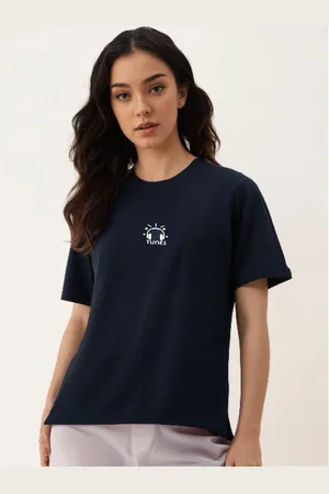 DressBerry Women Printed Pockets T-shirt