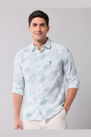 Ralph Lauren Men Classic Fit Spread Collar Floral Printed Casual Shirt