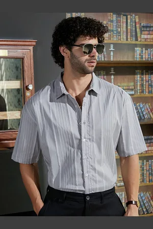 Campus Men Comfort Opaque Printed Casual Shirt