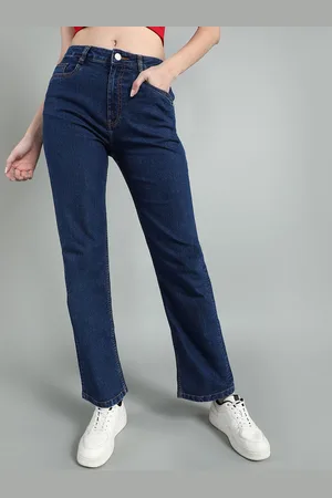 Mast & Harbour Women Straight Fit Stretchable Jeans