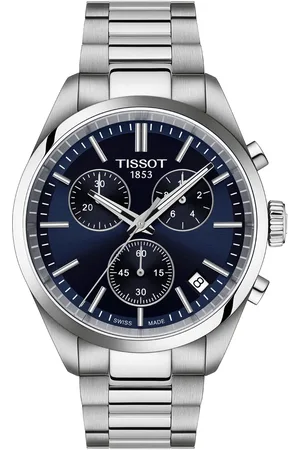 Tissot Men Dial & Stainless Steel Bracelet Style Straps Analogue Watch T1504171104100