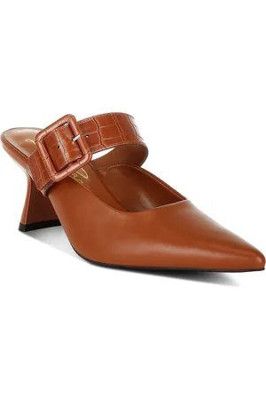 London Rag Women Leather Fashion Mules