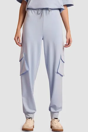 Muvazo Women Relaxed-Fit Mid Rise Joggers