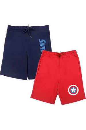 Wear Your Mind Boys Pack Of 2 Captain America Shorts