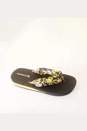 DressBerry Printed One Toe Flats