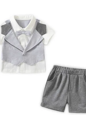 Stylecast Girls Grey T-shirt With Shorts