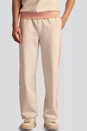 Muvazo Men Mid Rise Track Pants