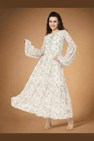 Moda Rapido Floral Print Applique Fit & Flare Dress