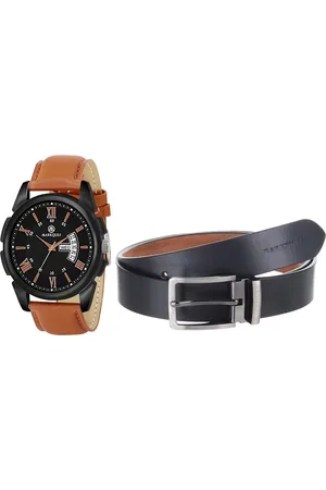 MARKQUES Men Watch and Belt Combo Gift Set