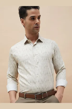 Lifestyle Men Slim Fit Opaque Printed Casual Shirt