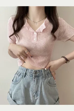 HERE&NOW Women Vertical Stripes Striped Regular Top