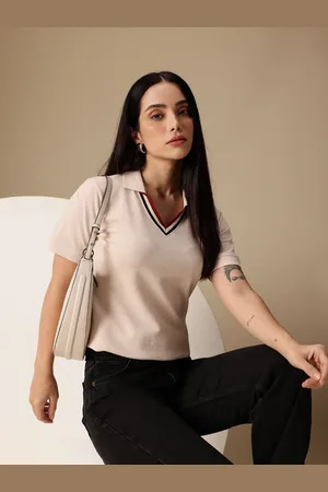 Chemistry Polo Collar Pure Cotton T-shirt