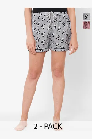 FashionRack Women Pack Of 2 Printed Lounge Shorts