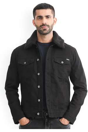 RARE RABBIT Men Rubik Tailored Fit Denim Jacket