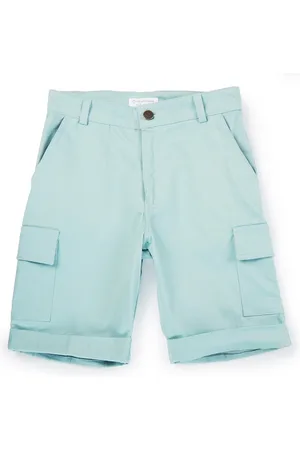 My Milestones Boys Cotton Cargo Shorts