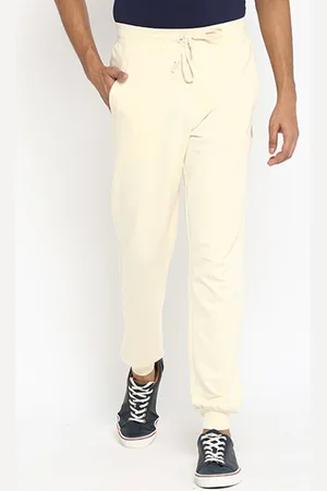 Muvazo Men Regular Fit Pure Cotton Joggers