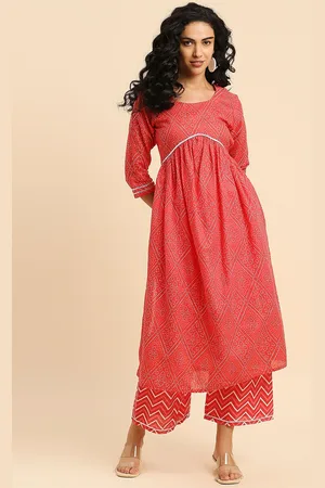 GUFRINA Bandhani Printed Empire Kurta with Palazzos