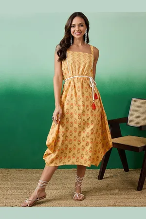 all about you Floral Print A-Line Midi Dress