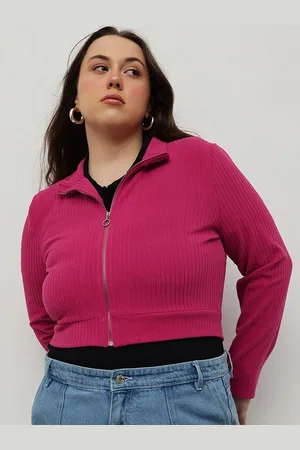 CURVY STREET Women Colourblocked without Crop Bomber Jacket