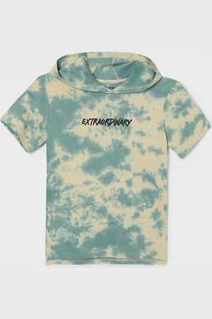Lifestyle Boys Printed Hooded Pockets T-shirt