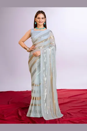 VAIRAGEE Embellished Sequinned Ready to Wear Saree