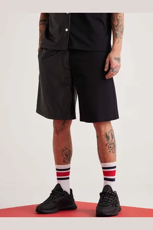 Muvazo Men Mid-Rise Cotton Shorts