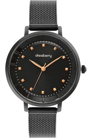 DressBerry Women Brass Dial & Straps Analogue Watch DB24-15A