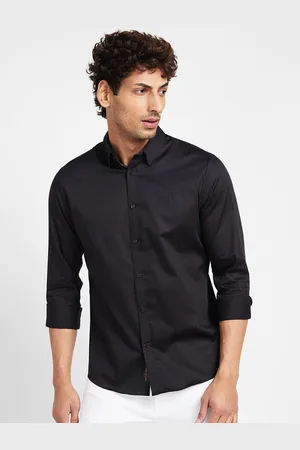 Being Human Spread Collar Slim Fit Opaque Casual Shirt