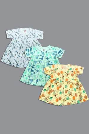 Born Floral Print Organic Cotton Fit & Flare Dress