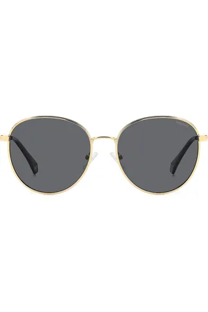 Polaroid Unisex Oval Sunglasses with UV Protected Lens 2067052F756M9