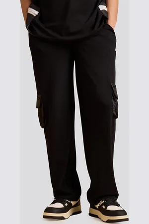 Muvazo Men Cotton Mid-Rise Track Pants