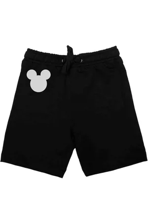 Wear Your Mind Boys Black Mickey Printed Shorts