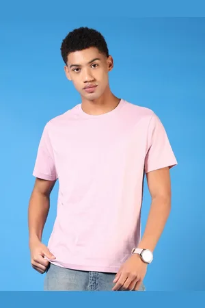 V-Mart Men Solid Round Neck Cotton T-shirt