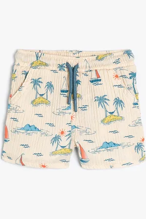 Koton Boys Conversational Printed Shorts