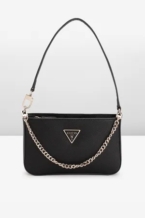 Guess PU Textured Structured Shoulder Bag