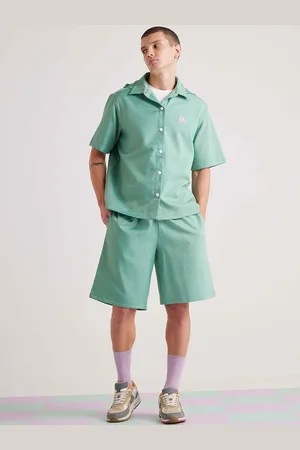 Muvazo Men Mid-Rise Cotton Shorts