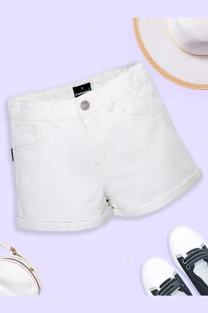 KiddoPanti Girls Denim Denim Shorts