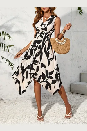 all about you Print A-Line Dress
