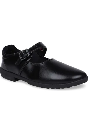 Bata Girls Black Solid Mary Janes
